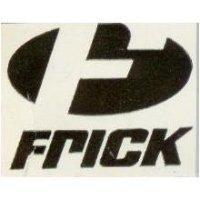 橢圓形之 F 標章及 FRICK 
