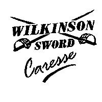 WILKINSON SWORD CARESSE & CROSSED SWORDS LOGO