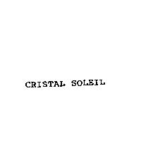 CRISTAL SOLEIL