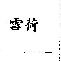 雪荷