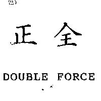 正全 DOUBLE FORCE