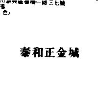 泰和正金城