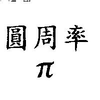 圓周率及π