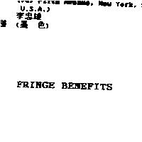 FRINGE BENEFITS