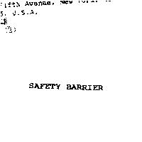 SAFETY BARRIER