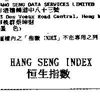 HANG SENG INDEX 恒生指數