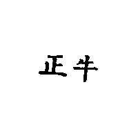 正牛