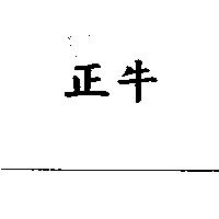 正牛