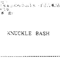 KNUCKLE BASH