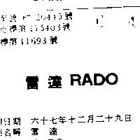 雷達 RADO