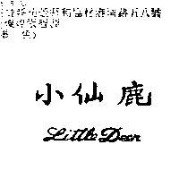 小仙鹿 LITTLE DEER