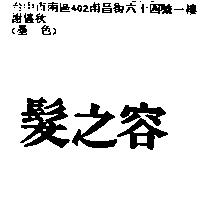 髮之容
