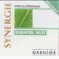 SYNERGIE ESSENTIEL NUIT HYPO-ALLERGENIQUE NOUVEAU LABORATOIRES GARNIER Label
