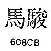 駿馬 608CB 