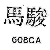 駿馬 608CA 