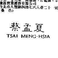 蔡孟夏 TSAI MENG-HSIA