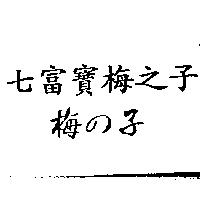 七富寶梅之子梅の子
