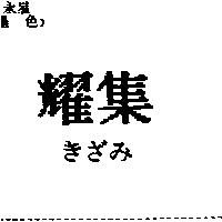 耀集きざみ