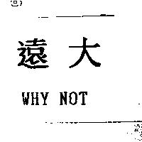 遠大 WHY NOT