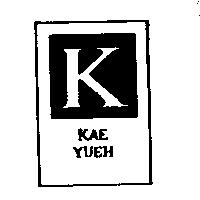 KAE YUEH 及圖