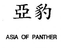 亞豹 ASIA OF PANTHER