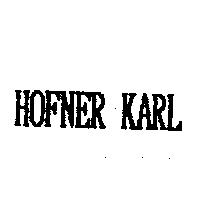 HOFNER KARL