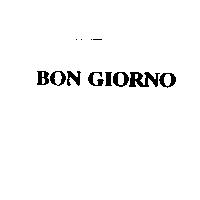 BON GIORNO