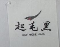 起毛黑及圖 KEY MORE HAIR