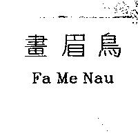 畫眉鳥 Fa Me Nau