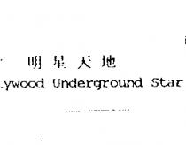 明星天地 Hollywood Underground Star
