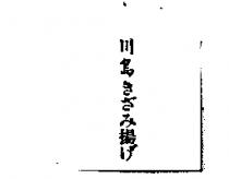 川島きざみ揚げ