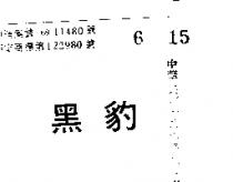 黑豹