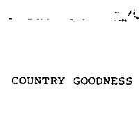 COUNTRY GOODNESS