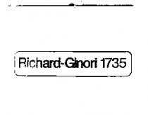 Richard-Ginori 1735 in a frame