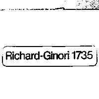 Richard-Ginori 1735 in a frame