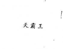 天霸王