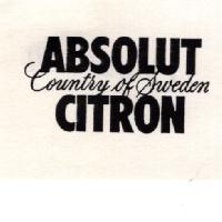 ABSOLUT COUNTRY OF SWEDEN CITRON logo