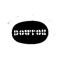 DOUTOR oval wiht black background
