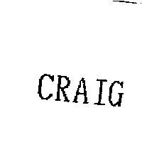 CRAIG