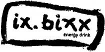 ix.bixx, ix, bixx, energy drink