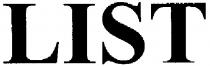 list