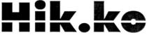 нік.ко, нік, ко, hik.ko, hik, ko