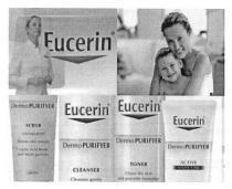 eucerin, dermo purifyer, dermo, purifyer, scrub, cleanser, toner, active