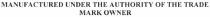 manufactured under the authority of the trade mark owner, manufactured, under, authority, trade, mark, owner