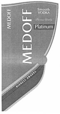 medoff, smooth vodka, smooth, vodka, platinum, highest awards, highest, awards, premium quality, premium, quality