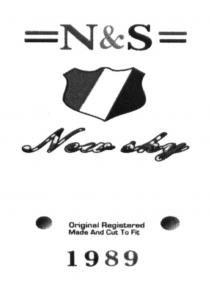 n&s, n, s, ns, new sky, new, sky, original registered, original, registered, made and cut to fit, made, cut, fit, 1989