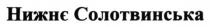 нижнє солотвинська, нижнє, солотвинська