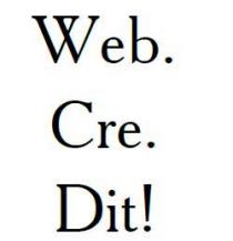 web. cre. dit!, web, cre, dit, webcredit