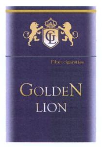 gl, golden lion, golden, lion, filter cigarettes, filter, cigarettes