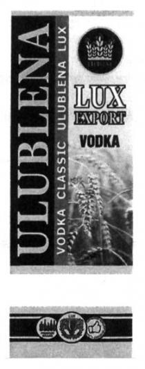 ulublena, lux export vodka, lux, export, vodka, vodka classic ulublena lux, classic